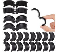 JINJUMEI 12 PCS Junta de Goma para Manillar de Bicicleta, Adaptador Manillar Antivibración y Antideslizantes para Montaña, Adaptadores de Juntas para Motos de Montaña, Carros de Carretera