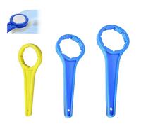 JINJUMEI 3 piezas Llave Bidon Cara DIN 41 DIN 51 DIN 61 Abrebotellas Portátil simple y práctica llave de mano llave de mano de doble cara para bidones 5/10/20/25/30 L