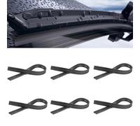 JINJUMEI 6 Piezas Gomas de Recambio para Limpiaparabrisas Universal - Escobilla de Goma para la Mayoría de Coches