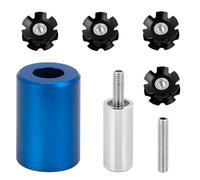 JINJUMEI Horquilla de Bicicleta con Tuerca de Estrella, Kit de Accesorios para Instalación de Bicicleta, Adecuado para la Mayoría de Las Bicicletas para Tamaño 22,2 mm, 25,4 mm, 28,6 mm