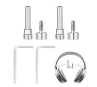 JINJUMEI Piezas de Repuesto Metal Swivel Pins Juego de Piezas de Repuesto de Remache Giratorio Metálico Bisagra Tornillo Giratorio con Herramienta Compatible con los Auriculares Bose QuietComfort