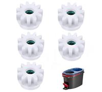 JINJUMEI5 Piezas Spin Mop Replacement Parts Fregona Giratoria Rodamiento de Embrague Unidireccional para Cojinete de Embrague de Piñón Compatible con O-Cedar Easywring Rinseclean Spin Mop Repuesto
