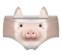 JINKAIJIA - Calzoncillos de Cola de Animales Impresos en 3D con Orejas Lindas - - M