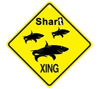 JINKAIRUI Letrero de metal con texto en inglés "Shart Xing", para decoración de pared interior y exterior, 20,3 x 20,3 cm, cuadrado