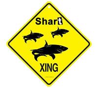JINKAIRUI Letrero de metal con texto en inglés "Shart Xing", para decoración de pared interior y exterior, 30,5 x 30,5 cm, cuadrado