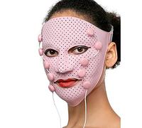 JinKeHong Máscara de Masaje Facial,máscara de Belleza de SPA de Masaje de vibración magnética 3D eléctrica,3 Modos, Levantamiento y Ajuste EMS,Mejora la Piel Grasa,para Dormitorio Viaje en el hogar