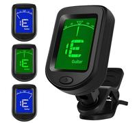 Jinlaili Afinador de Guitarra,Sintonizador universal,Sintonizador Cromático Clip,Afinador electrónico,Afinador Digital con Pantalla LCD a Color 360°,para Guitarra,Bajo,Ukelele,Violín