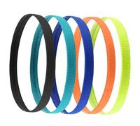 Jinlaili Diadema Deportiva Elásticas, 5 pz Cinta Pelo Deporte, Cintas de Pelo para Fitness para Mujer, Bandas de Cabeza Silicona Antideslizante para Mujeres y Hombres