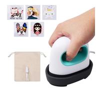 Jinlaili Mini Prensa de Calor, Impresora de Transferencia de Calor, Plancha Pequeña Y Portátil, Máquina de Prensa Caliente pequeña HTV, Máquina de Transferencia de Calor para Ropa, Zapatos, Sombreros