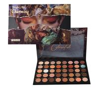 Jinlaili Paleta de Sombras Metálicas Brillantes para Ojos, Paleta de Maquillaje Cosmético Nacarado