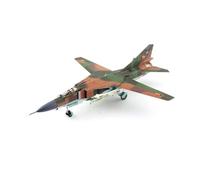 JINLEXIU Modelo de avión estático Modelo de avión Militar de aleación 340 Rojo Flogger Fighter MIG-23ML, Escala 1/72, Adornos de Oficina