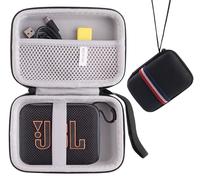 JINMEI Funda rígida de transporte de EVA compatible con JBL Go 4/JBL Clip 5/JBL Clip 4 ultra portátil, mini altavoz Bluetooth, caja de almacenamiento protectora de viaje (JBL Go 4)
