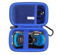 JINMEI Funda rígida de Transporte de EVA Compatible con PENTAX WG-8/WG-90/RICOH WG-7/WG-6/WG-80/WG-70, Caja de Almacenamiento Impermeable para cámara Digital, Blue, Funda