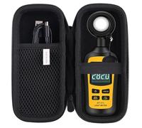 JINMEI Funda rígida de transporte de EVA compatible con urceri medidor de luz digital, medidor de iluminación de mano, medidor de temperatura ambiente, estuche de almacenamiento
