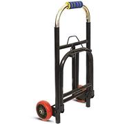 JINMUXUAN Pequeños carros Plegables de Hierro con Ruedas con Ruedas de Goma Anti Punzones y Trolley de 150 kg de Capacidad Compras para Equipaje de Compras Movimiento Beauty Comes