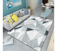 Jinnrug Alfombras geométricas para Sala de Estar, 100x160cm, decoración del hogar, Sala de Estudio, Sala de Juegos, sofá, Alfombra Grande Antideslizante de Pelo Corto, 80x200cm(100x160cm)