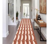 Jinnrug Patrones Geométricos Pasillo Hall Balcón Lavandería Entrada De Noche Alfombra De Corredor Estrecho Pelo Corto Antideslizante 80x500cm De Ancho Alfombras De Cocina(60×450cm)