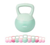 JINPALAY Pesa Rusa, 14KG PVC Soft Kettlebell,or lo que no dañarán el suelo y no causarán ningún daño cuando toquen a las personas, Diseño Contemporáneo, Pesa Kettlebell para Ejercicios