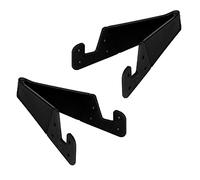 Jinpojun 2 Pcs Soporte para Teléfono en Forma de V,Soporte para Teléfono Plegable | Universal | Angulo de hasta 90º | Compatible con 99% Modelos | para Teléfonos,Tabletas,Lectores Electrónicos,Negro