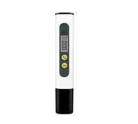 Jinpojun Probador de Calidad del Agua, Calidad del Agua Medidor de Prueba, Medidor Digital de TDS para Piscinas, Acuarios, Agua Potable, Estanque, Hidroponía, Pantalla LCD(Negro)
