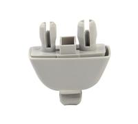 JINQFENG 2 Pack Gancho para Visera de Coche, para Audi A6 C6 2004 2007 2008 2009 2010 2011 Clip Interior de La Visera del Coche,Grey