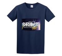 JINQIANXI Baroness Gold and Grey Assault On East Falls Mens Cotton Tshirt Size L