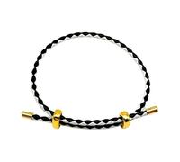 JINQIGG Elegante pulsera de cuero resistente con decoración de hebilla natural para festivales de música y mujeres de moda, Como se muestra en la imagen