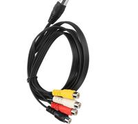 JINQIGG NOISE - Cable de enlace estereofónico de 5 pines a 4 RCA, indicación de lealtad, integridad, múltiples preferencias de longitud, cable de procesador de revestimiento de PVC