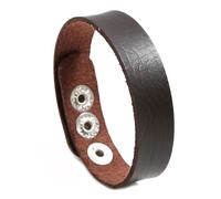 JINQIGG Pulsera ajustable de piel sintética suave con cierre deslizante que se adapta a muñecas de 14 a 22 cm, joyería minimalista elegante, Como se muestra en la imagen