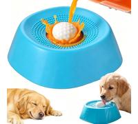 JinRui-T Cuencos de alimentación lenta para perros para golosinas líquidas, bola para lamer perros, cuenco para lamer perros, alivio del estrés, juguete para lamer cachorros de yogur para razas