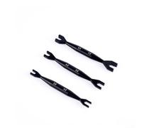 JINSBON Juego de llaves de aluminio de doble extremo para coche de orugas a control remoto, 34 mm, 4, 55 mm, 5 57 mm (negro)