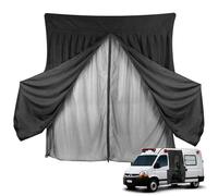 JinsenTGG Mosquitera de Doble Capa para Coche Reemplazo para Renault Master H1H2H3/L1L2L3 2010-2024/Opel Movano 2010-2021, Mosquiteras para Puertas Laterales de Coche, Mosquitera Magnética Doble Cap