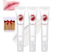Jinshane Lip Serum,Lip Serum for Dry Lips,Fresh Treatment Remove Dark Lip Balm Moisturizer Nourishing Essence, Non-sticky (3Pcs, Same size)