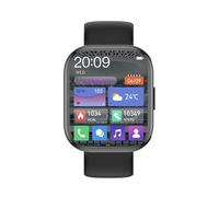 JINSHANGZI H13 - Mini reloj inteligente AMOLED para hombres y mujeres, 41 mm, siempre en pantalla, NFC, reloj inteligente de 1 GB ROM, álbum de fotos, reloj deportivo para Android iOS 2024 (negro)