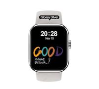 JINSHANGZI Hello Plum - Reloj inteligente original H16 49 mm, 1 GB ROM, Photo Ablum, pantalla de 2.1 pulgadas, Bluetooth, asistente de voz, brújula, reloj inteligente (plata)