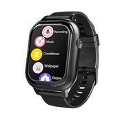 JINSHANGZI Reloj de pulsera inteligente V82 AI 2026 con grabador de audio activado por voz de 2.01 pulgadas, dictáfono, eBook, reproductor de música HIFI, reloj inteligente (negro)