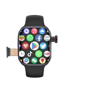 JINSHANGZI Reloj inteligente 2024 CD99 AMOLED para hombres y mujeres, tarjeta SIM 4G, WiFi, GPS, NFC, reloj inteligente serie 9, Android 8.1, cámara giratoria, reloj deportivo (negro euroasiático,