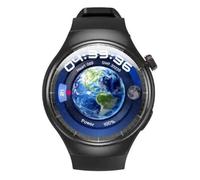 JINSHANGZI Reloj inteligente DM80 4G Teléfono 2GB+16GB WiFi GPS Bluetooth Smartwatch Android 8.1 Monitor de frecuencia cardíaca 1.4 pulgadas AMOLED 466 * 466 pantalla CPU PK DM101 S999 (negro)