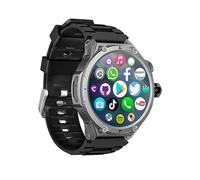 JINSHANGZI Reloj inteligente H12 2025 4G/5G Android OS 256GB ROM GPS WIFI tarjeta SIM G00gle Play Store cámara de rotación reloj inteligente para hombres y mujeres (negro, 16 GB 256 GB)