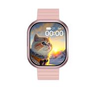 JINSHANGZI Reloj inteligente inalámbrico con tarjeta SIM 4G, para hacer respuestas, llamadas, Full Touch, deporte, fitness, para mujeres y hombres, con sistema WiFi Android, compatible con SIM (rosa)