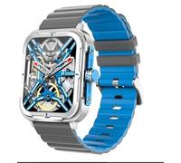 JINSHANGZI Reloj inteligente para hombre, 1.9 pulgadas, resistente al agua, con llamada de dientes, NFC, deportivo, rastreador de fitness, reloj inteligente, reproducción de música, asistencia de voz
