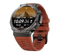 JINSHANGZI Reloj inteligente resistente al por mayor de fábrica DM58 500 mAh, 170 modos deportivos, 5 ATM, resistente al agua, Bt Call AMOLED Fitness al aire libre (rojo)