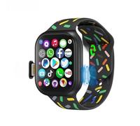 JINSHANGZI Reloj inteligente VP19 Pro Touch ID 4G/5G Android con batería de 1580 mAh, 128 GB de almacenamiento, aplicación de descarga gratuita, WiFi, GPS, amoled (color negro, 4 GB 64 GB)