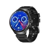 JINSHANGZI Reloj inteligente VP50 5G para hombre, chip de actualización, tarjeta SIM 4G+128G, Android 10, cámara giratoria telescópica de 180°, WiFi, GPS, pantalla de 1.75 pulgadas (negro, 3 GB 32 GB)