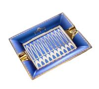 JINSHENGXINA Cenicero De Cerámica De Estilo Nórdico De Alta Gama For Oficina, Hogar, Sala De Estar, Utensilios For Puros Grandes(B)