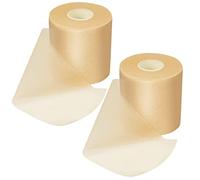 Jinsion 2 rollos Pretape Vendaje Deportivo, Pre Tape 27m x 7 cm, Venda Pretape, Tape Underwrap, Cinta Adhesiva Deportiva, Suave y Confortable, Venda Elastica para Codos, Muñecas, Rodillas, Tobillos