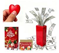 JINSTABAG Caja de regalo sorpresa de Navidad Make It Rain Money Pop Up Caja | Caja de regalo