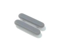 JINTAI 2PCS Modelo Metálico Gris Cubierta Inferior Almohadilla Antideslizante para pies de amortiguación para Lenovo ThinkPad E14 Gen 7 21SX 21SY 21T0 21T1 21T9 21TA Bottom Feet Pad (Short)