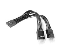JINTAI Cable de extensión USB de 9 pines para placa base Versión mejorada para el diseño de PCB 10CM Y Shape 1 en 4