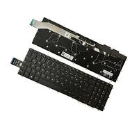JINTAI para DELL Alien-Ware M15 R1, M17 R1 P79F P79F001 Teclado de portátil (retroiluminado) 0PNYM0 SN2280BL 0KN4-0D1GR16 SG-95000-2DA 19092300142